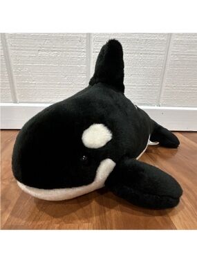 SeaWorld Orca Plush Toy - Classic Black & White